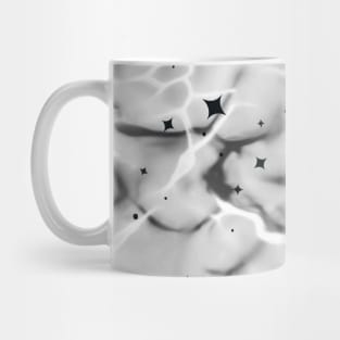 Black star pattern Mug